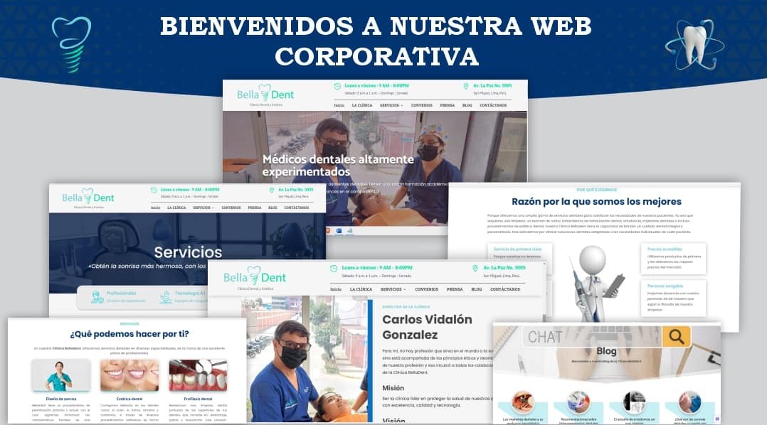 Clínica BellaDent lanza su página web corporativa